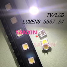 10000PCS lumens LED Backlight 1W 3V 3535 3537 Cool white LCD Backlight for TV Application A129CECEBP18A-2092 4D 2024 - buy cheap