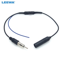 LEEWA-Adaptador de antena de Radio FM para coche, Cable conector de instalación de refuerzo para Volkswagen, BMW, AUDI, Ford, arnés de cables de enchufe, 10 Uds. 2024 - compra barato