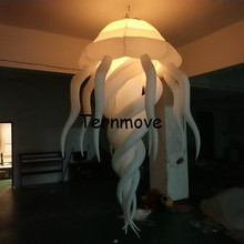 Party ceiling decoration event LED lighting inflatable jellyfish Hanging led light decoration inflatable jellyfish balloon 2024 - buy cheap