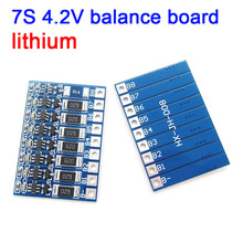 7S 4.2v li-ion batteries balancer board lithium balncing full charge battery balance board 7*3.7V 7 cell 2024 - buy cheap