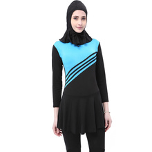 Bañador musulmán de talla grande 5XL para mujer, Hijab islámico, ropa de Surf, para exteriores 2024 - compra barato
