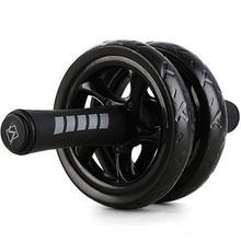 Nuevo en forma ruedas ruido súper silencioso doble Abdominal rueda rodillo Ab para hacer ejercicio de equipos de Fitness 2024 - compra barato