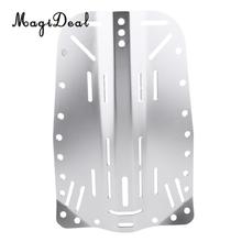 Heavy Duty Silver Aluminum Alloy Scuba Diving BCD Harness Standard Backplate Back Plate - Universal Fit 2024 - buy cheap