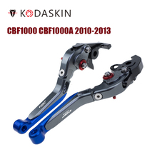 Kodaskin folding extensíveis alavancas de embreagem do freio para honda cbf1000 cbf1000a 2010-2013 2024 - compre barato