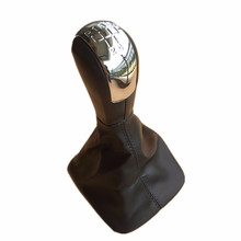 MT 5 / 6 Speed For Skoda Octavia 2 A5 A6 2004-2013 Car Styling Accessories Gear Lever Stick Shift Knob Leather Boot Case 2024 - buy cheap