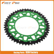 42 48 49 50 51T CNC Rear Chain Sprocket KDX200 KDX250 KLX250 KLX300R KLX450R KX125 KX250 KX250F KX450F KX500 KLX650 Motorcycle 2024 - buy cheap