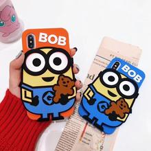 Lovely Cartoon Banana Silicone Phone Case For iPhone12 11Pro Xsmax XR 7/8PLUS 6s SE2020 Soft Full Cover Shell Protector 2024 - buy cheap