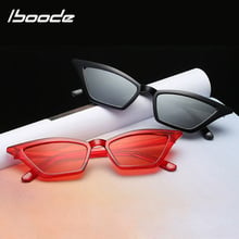 iboode Cat Eye Sunglasses Women Vintage Retro Sun Glasses Small Clear Lens Eyewear Feamale Cateye Sunglasses Hipsters Style 2024 - buy cheap