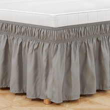 Soild Elastic Ruffles Bedding Skirts Bed Cover Comfortable Soft Bed Skirt Couvre Lit Bedding Protector Twin Full Queen King 2024 - buy cheap