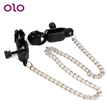 OLO SM Stainless Steel Nipple Clamps with Metal Chains Breast Clips Sex Toys for Couples Erotic Toys Adult Products 2024 - buy cheap