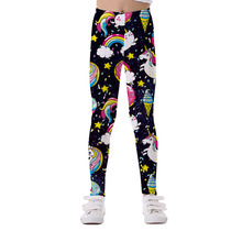 Girls pants baby clothes spring autumn new digital Cartoon printing children's trousers 3 4 5 6 7 8 baby girl clothes 2024 - buy cheap