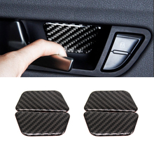 For Audi A4 B8 Q5 A5 2010 2011 2012 2013 2014 2015 Carbon Fiber 4pcs Car Door Handle Bowl Cover Trim 2024 - buy cheap