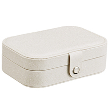 Korean Style Fresh And Simple Girl Jewelry Box Protable Leather Multi-Function Jewelry Storage Box 2024 - buy cheap