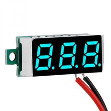 Mini Voltage Tester Panel 0.28 inch Voltmeter 3-digit DC Digital Voltmeter Panel 2.5-30V Tester LED Display 2024 - buy cheap