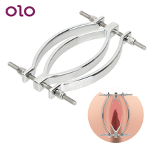 OLO Clitoris Clamps Labia Clip Stainless Steel Clitoris Stimulator G-spot Massage Sex Toys For Women Adult Games 2024 - buy cheap