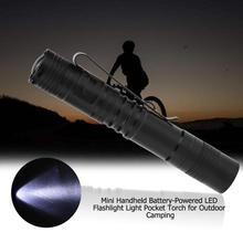 Mini Handheld Flashlight Ultra Bright Torch Battery-Powered LED Flashlight Light Pocket Torch for Outdoor Camping Cycling Hiking 2024 - buy cheap