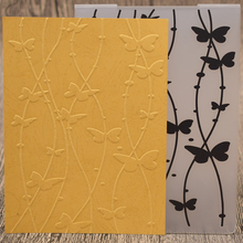 Plantilla de carpeta de plástico en relieve de vid de mariposa para álbum de recortes, álbum de fotos, fabricación de tarjetas de papel, decoración 2024 - compra barato