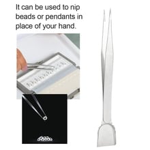 Professional Craft Jewelry Tools Tweezers With Scoop Shovel For Diamond Gem Bead 2024 - buy cheap