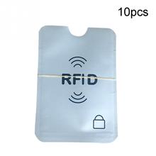 10pcs Aluminum Anti Rfid Reader Bank Credit Card Holder Protection New Rfid Card Reader Metal Credit Card Holder 2024 - buy cheap