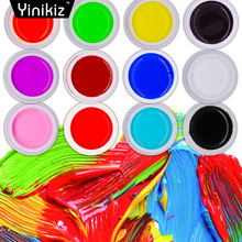 Yinikiz-esmalte de uñas en Gel UV, 12 colores, pintura de uñas, pegamento, pintura de uñas 2024 - compra barato