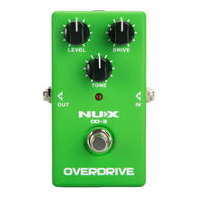 NUX OD-3 Overdrive электрическая гитарная педаль эффектов True Bypass теплая трубка натуральный звуковой эффект овердрайв гитарная педаль 2024 - купить недорого