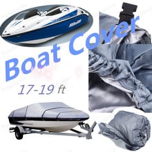 Details about 17-19ft Heavy Duty Speedboat Boat Cover gray Waterproof UV Protected 2024 - buy cheap