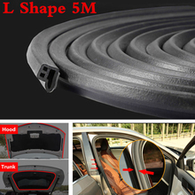 5M Big L Shape Car Door Window Trim Edge Moulding Rubber Weatherstrip Seal Strip 2024 - buy cheap