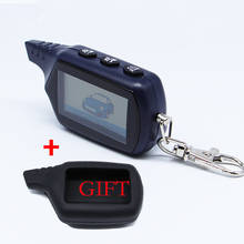 Keychain B9 Starline LCD Remote Controller For Two Way Car Alarm Starline B9 Twage Keychain alarm auto + silicone case 2024 - buy cheap