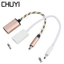 Mini USB C Hub 3.1 Type-C To USB 3.0 OTG  Adapter Cable Hub Splitter Connector For Smartphone Samsung One Plus Notebook Keyboard 2024 - buy cheap
