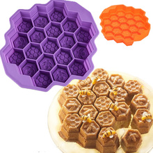 1 Pcs Fondant Cake Decoration Tools Baking Pastry Chocolate Candy Jelly Cake Mould  Kitchen Dining Bar Honeycomb Silicone Mold 2024 - buy cheap