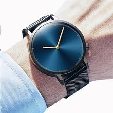 Mens Business Male Watch 2018 Fashion Classic Gold Quartz Stainless Steel Wrist Watch Watches Men Clock relogio masculino 2018 2024 - buy cheap