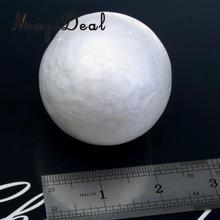 MagiDeal-Bola de espuma de poliestireno extruido para modelado, artesanía de modelado blanco, 10x6cm 2024 - compra barato