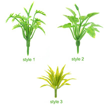 50 шт Пластиковые Зеленые Деревья Масштаб архитектурные модели украшение поезда пейзаж и макет садовые игрушки 2024 - купить недорого