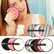 3pcs/6pcs Soft Microfiber Cosmetic Puff Cloth Pad Set Reusable Makeup Remover Cotton Pad Face Cleansing Washing Cosmetic Tools 2024 - buy cheap