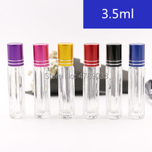 10/30/50pcs Transparent Glass Roll On Essential Oil Empty Perfume Sample Bottle 3.5ml Glass Roller Ball Free Shipping 2024 - buy cheap