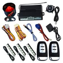 New Car Alarm Passive Keyless One Button Start Remote Control System Auto Central Lock Push Button Start Stop Automotive 2024 - buy cheap