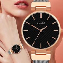 ZOLFA-relojes de marca para mujer, pulsera de cuarzo de alta calidad, de vestir 2024 - compra barato
