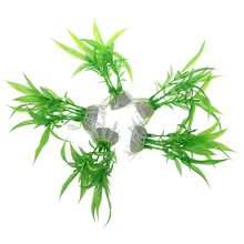 5pcs New 10CM artificial underwater plants aquarium fish tank decoration green purple water grass viewing decorations 2024 - buy cheap