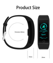 Pulseira inteligente ip68 à prova dip68 água smartband monitor de sono de freqüência cardíaca esportes passometer fitness tracker bluetooth smartwatch. 2024 - compre barato