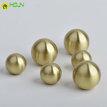 1 pc Gold Round shape Solid Brass Cabinet Knobs and Handles Cupboard Wardrobe Vintage Knobs Drawer Pull Handles 2024 - buy cheap
