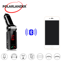 Calling wholesale Bluetooth Car Kit 180 Degree FM Transmitter dual USB output  Charger MP3 Player 2024 - buy cheap