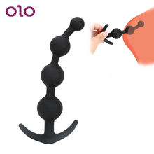 OLO Estimuladores Anal Butt Plug Plugue Anal Talão G-spot Prostate Massager Sex Toys para Mulheres Homens Masturbador de Silicone Macio 2024 - compre barato