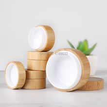 10/30pcs 5g Bamboo Bottle Cream Jar Nail Art Mask Cream Refillable Empty Cosmetic Makeup Container Bottle High Quality 2024 - buy cheap