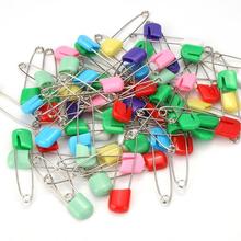 100pcs 40mm Stainless Steel Safety Pins Brooch Holder Safe Secure Clips for Baby Diaper Apparel Secure Clips Sewing Tools 2024 - buy cheap