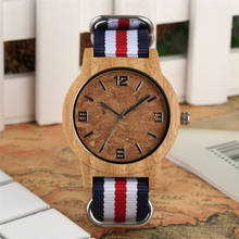 Ultra-light Wooden Watch Men Women Casual Fashion Nylon Watch Band Quartz Wristwatch New Arrival  2019 Top Gifts Item reloj 2024 - buy cheap