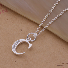 An209 Hot 925 Sterling Silver Necklace 925 Silver Fashion Jewelry Pendant Letter C /gjzapbga Aonajfua 2024 - buy cheap