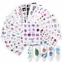 24Pcs/Pack Nail Wraps  Full Cover Adhesive Nail Art Stickers Beauty  Decals Nails Decorations Accessories 2024 - buy cheap
