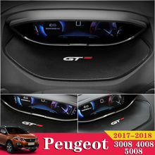 1PCS Car Styling Auto Accessories Display Anti-Skid Meter Mats Pad Sticker For Peugeot 3008 4008 5008 GT 2016 2017 2018 2024 - buy cheap