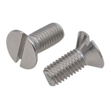 10pcs  M6 M8 M10 304 A2-70 stainless steel GB68 Metric Threaded Slotted Flat Countersunk Head Machine Screw Bolt 2024 - buy cheap