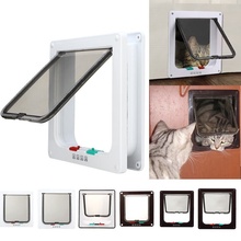Intellgent Control 4 Way Safe Cat Gate Doors ABS Animal Small Pet Cat Dog Door Pet Supplies Flap Door Pet Kitten door 2024 - buy cheap